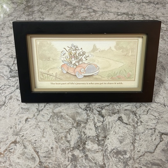 Disney Mickey Mouse and Friends Life's Journey Matted Framed Print hallmark - Picture 4 of 4
